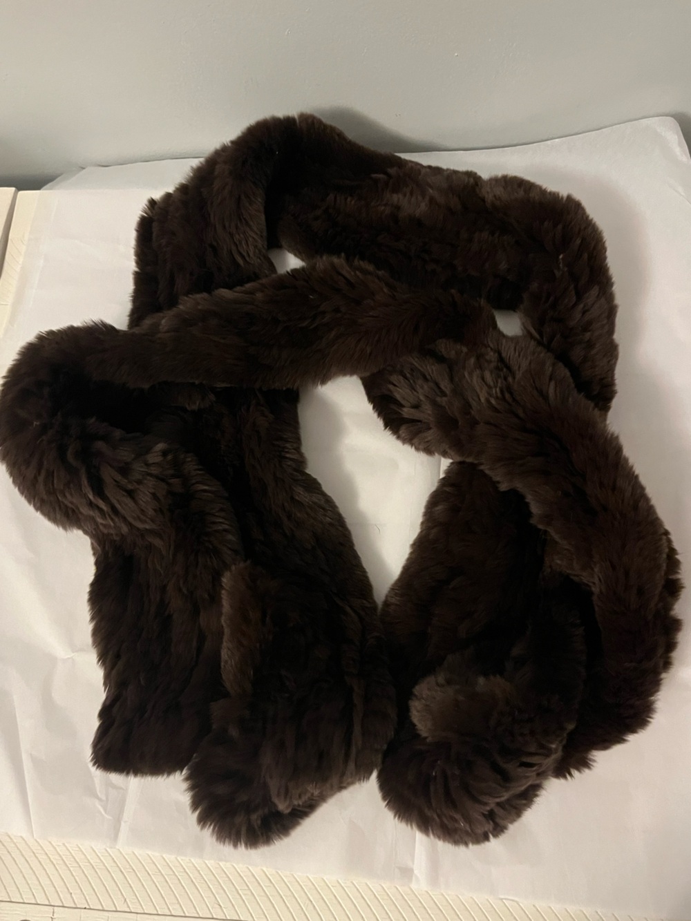 Vintage Rex rabbit fur scarf